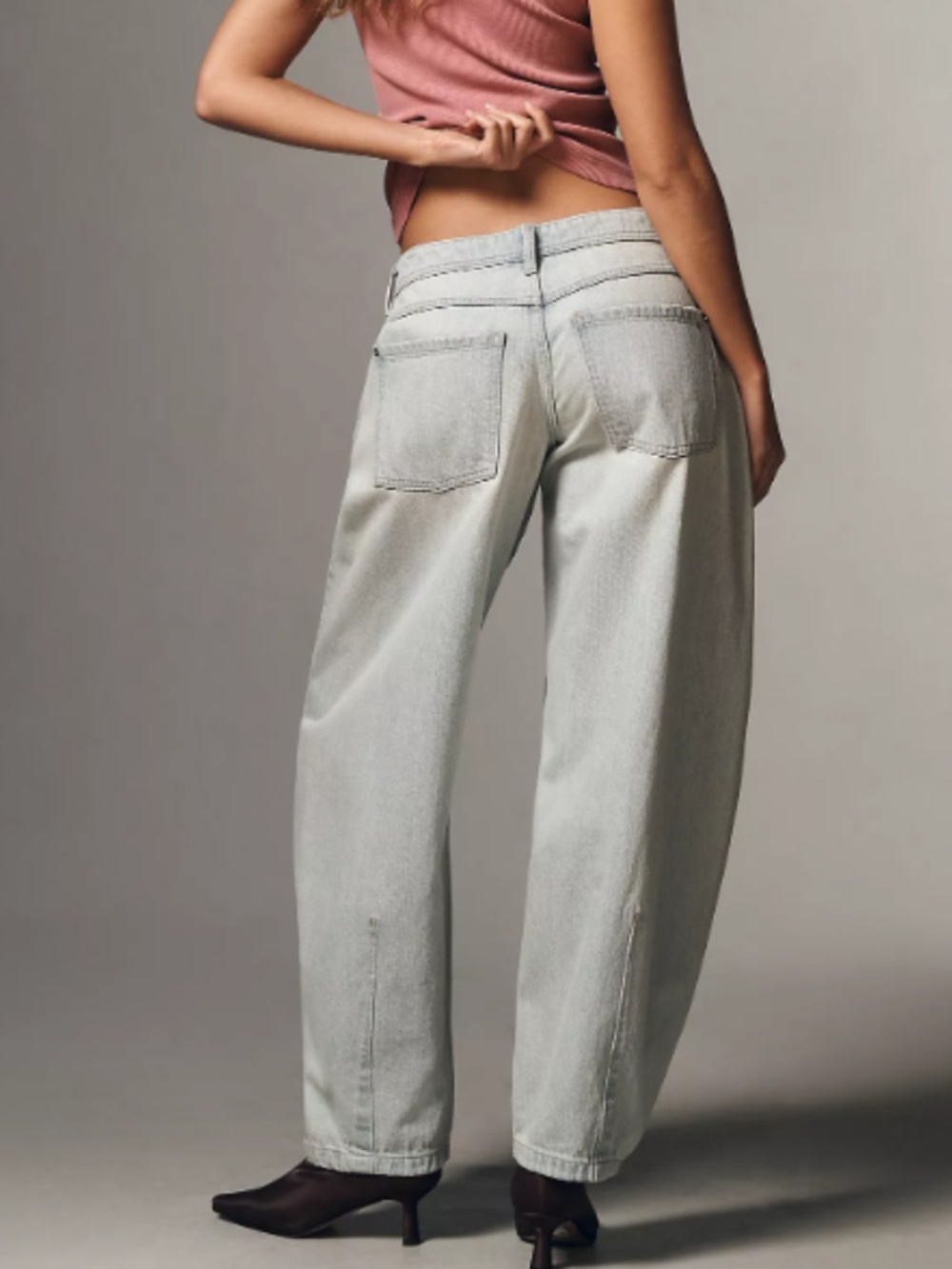 Pilcro Light Denim High-Rise Balloon Jeans Sz 27 NWT - Picture 2 of 16